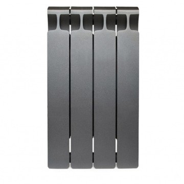 Радиатор Rifar (Рифар) Monolit 500 (4 секции), цвет черный