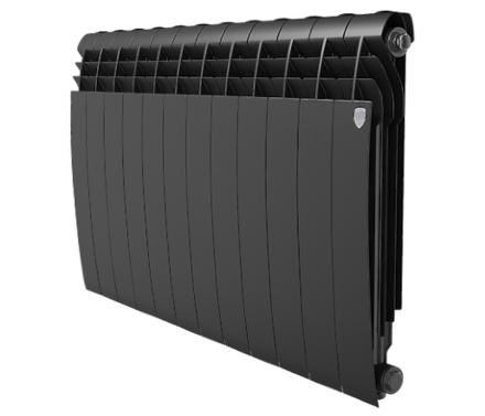 Радиатор алюминиевый Royal Thermo Biliner Alum 500 Noir Sable (12 секций)