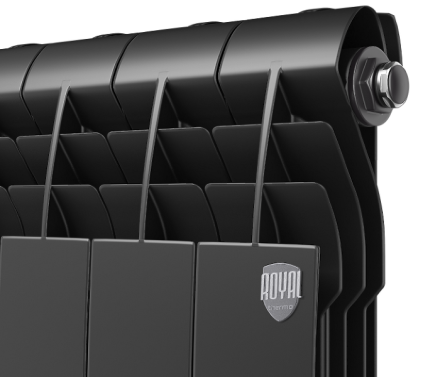 Радиатор алюминиевый Royal Thermo Biliner Alum 500 Noir Sable (12 секций)