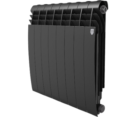 Радиатор алюминиевый Royal Thermo Biliner Alum 500 Noir Sable (8 секций)