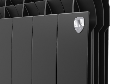 Радиатор алюминиевый Royal Thermo Biliner Alum 500 Noir Sable (10 секций)