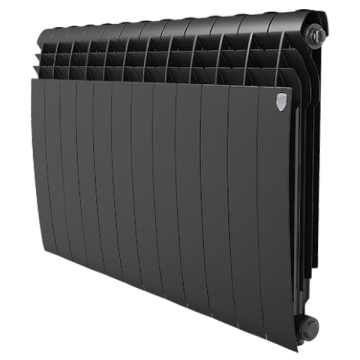 Радиатор алюминиевый Royal Thermo Biliner Alum 500 Noir Sable (12 секций)